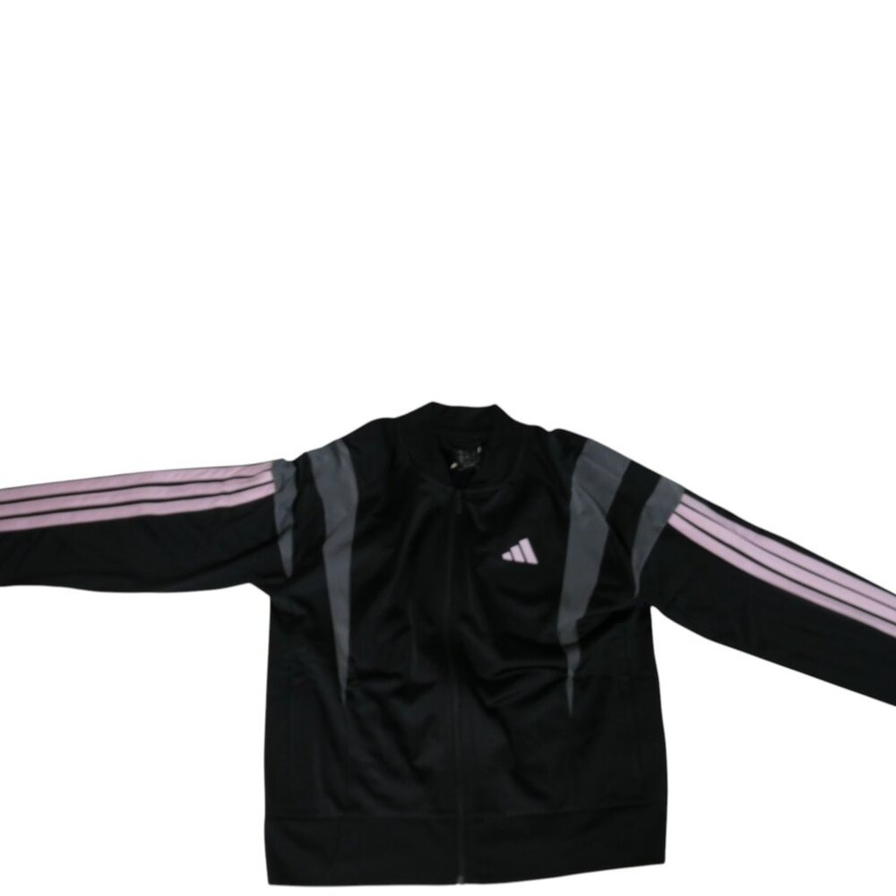 Adidas Women's W 3S Fashion Track Top JX0467 Black Grey Four Size‎ M - Picture 3 of 9